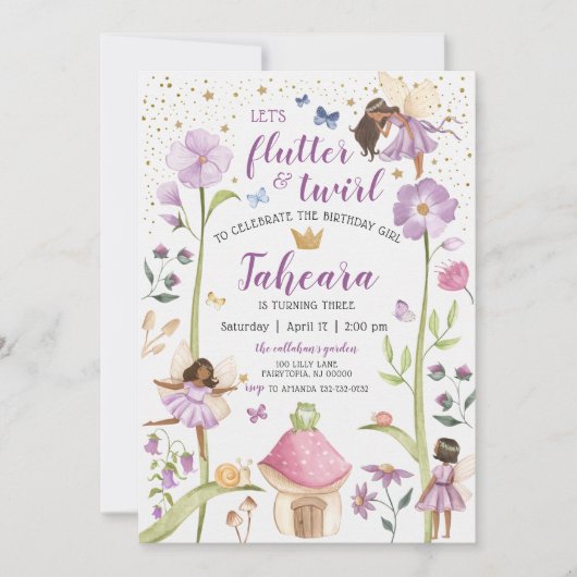 Aannodiging voor feestdag in de vaarklare tuin kaart (Voorkant)