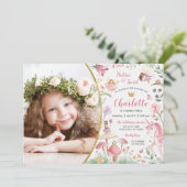 Aannodiging voor feestdag in de vaarklare tuin kaart (Staand voorkant)