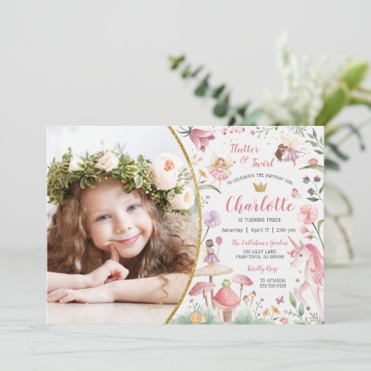 Aannodiging voor feestdag in de vaarklare tuin kaart (Staand voorkant)