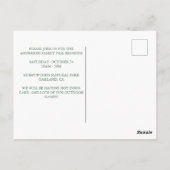 Aannodiging voor gezinshereniging - Aangepaste zon Briefkaart (Achterkant)