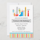 Aannodiging voor verjaardagsfeest kaart (Voorkant)