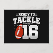 Aanpak 16e verjaardag 16 jaar koppel jubileum briefkaart (Voorkant)