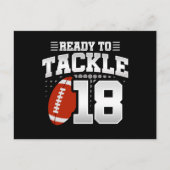 Aanpak 18e verjaardag 18 jaar koppel jubileum briefkaart (Voorkant)