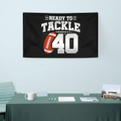 Aanpak 40e verjaardag 40 jaar Jubileum paar Spandoek (Beurs)