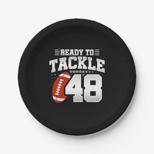 Aanpak 48e verjaardag 48 jaar Jubileum paar Papieren Bordje (Voorkant)