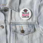Aanpak borstkanker | Roze lint Ronde Button 5,7 Cm (In situ)