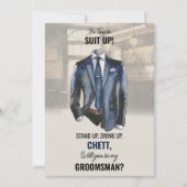 Aanpak Groomsman Voorstel Kaart aanvragen (Voorkant)