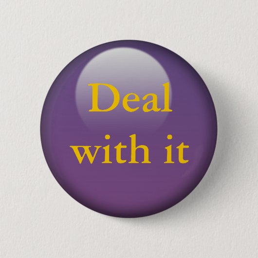 Aanpak, Jelly Buttonnen Ronde Button 5,7 Cm (Voorkant)