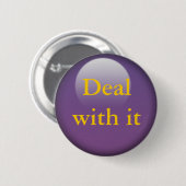 Aanpak, Jelly Buttonnen Ronde Button 5,7 Cm (Voorkant /achterkant)