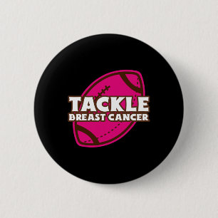 Aanpak van Amerikaanse Football Cancer Awar Ronde Button 5,7 Cm