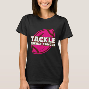 Aanpak van Amerikaanse Football Cancer Awar T-shirt