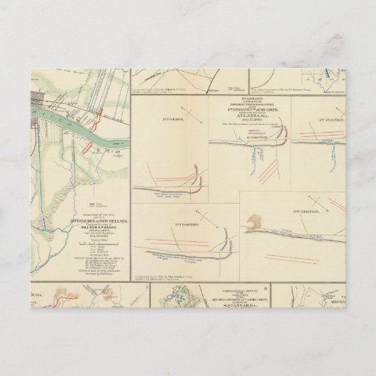 Aanpak van New Orleans Briefkaart (Voorkant)