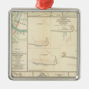 Aanpak van New Orleans Metalen Ornament