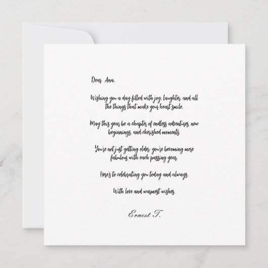 Aanpas Happy Birthday Glitter roze Goud (Achterkant)