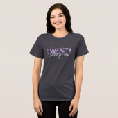 Aanpasbaar 2026 Gedecoreerd Uniseks Design Tri-Blend Shirt (Voorkant volledig)
