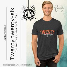 Aanpasbaar 2026 Gedecoreerd Uniseks Design Tri-Blend Shirt