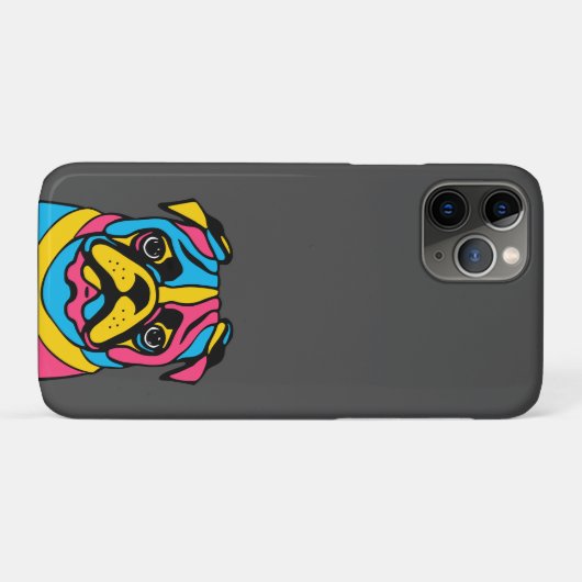 aanpasbaar 3-toonpug Case-Mate iPhone case (Achterkant (horizontaal))