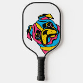 aanpasbaar 3-toonpug pickleball paddle (Achterkant)