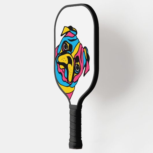 aanpasbaar 3-toonpug pickleball paddle (Links)