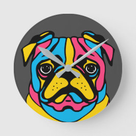 aanpasbaar 3-toonpug ronde klok