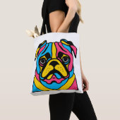 aanpasbaar 3-toonpug tote bag (Dichtbij)