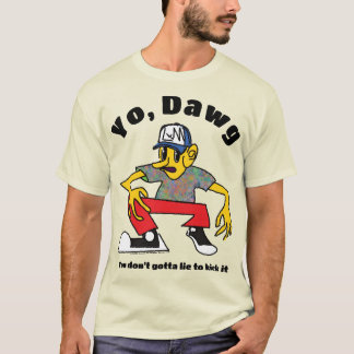 Aanpasbaar 90s Hip Hop Homie T-shirt Vintage Urban