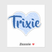 Aanpasbaar aan het hart afdrukken sticker (Vel)