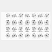 Aanpasbaar aanpasbaar aanloopprogramma met liefdes labels (Vel)