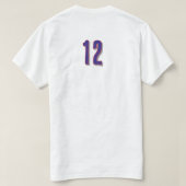 Aanpasbaar Amerikaans Football Helmet T-shirt (Design achterkant)