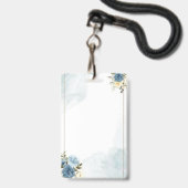 Aanpasbaar badge van hoge kwaliteit (Voorzijde met lanyard)