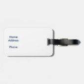 Aanpasbaar bagagelabel Glitter Montana-vlag (Achterkant horizontaal)