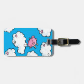 aanpasbaar bagagelabel van vliegende varkens (Voorkant horizontaal)