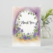 Aanpasbaar Bedankkaart (Staand voorkant)