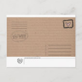 Aanpasbaar bewegend briefkaart-Ik ben verhuisd Aankondigingskaart (Achterkant)