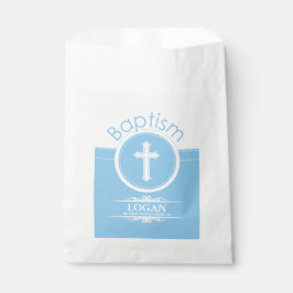 Aanpasbaar, Blauwe Jongen Kind van God Doopsel Bedankzakje
