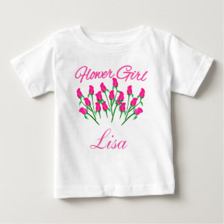 Aanpasbaar Bloemenmeisje Tshirt