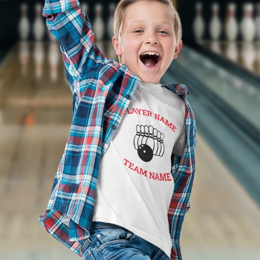 Aanpasbaar Bowling Team T-shirt