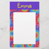 Aanpasbaar briefpapier voor kleurstof (Voorkant)