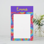 Aanpasbaar briefpapier voor kleurstof (Staand voorkant)