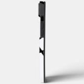 aanpasbaar bulseye QR code iPhone Case (Achterkant / Links)