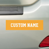 Aanpasbaar Bumpersticker (Op auto)