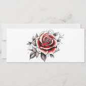 Aanpasbaar cadeaubon Tattoo Ticket Kaart (Achterkant)