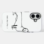 Aanpasbaar chique dashondontwerp Case-Mate iPhone case (Achterkant (horizontaal))