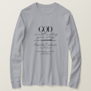 Aanpasbaar christelijk groeps T-shirt