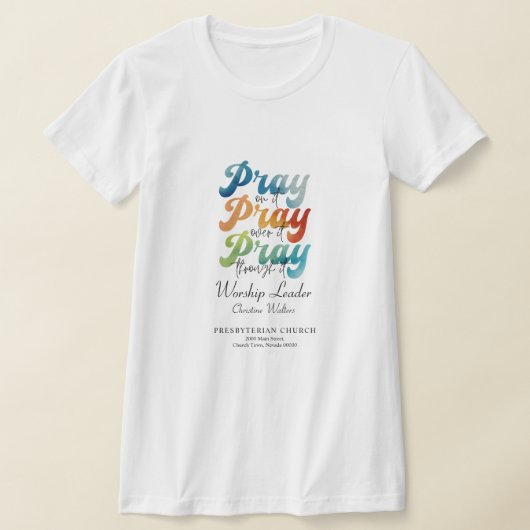Aanpasbaar christelijk groeps-T-shirt T-shirt (Laagn)