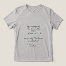 Aanpasbaar christelijk groeps-T-shirt