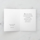 Aanpasbaar dank je wel priesterwijding jubileum ca bedankkaart (Binnen)