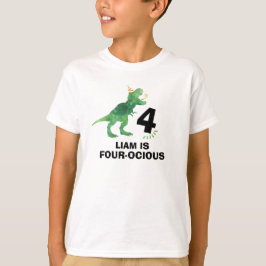 Aanpasbaar dinosaurus verjaardagsshirt elke leefti t-shirt