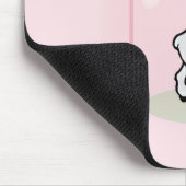 Aanpasbaar, Doop, Roze, Meisje, Lam Muismat (Hoek)