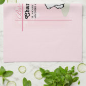 Aanpasbaar, Doop, Roze, Meisje, Lam Theedoek (Gevouwen)